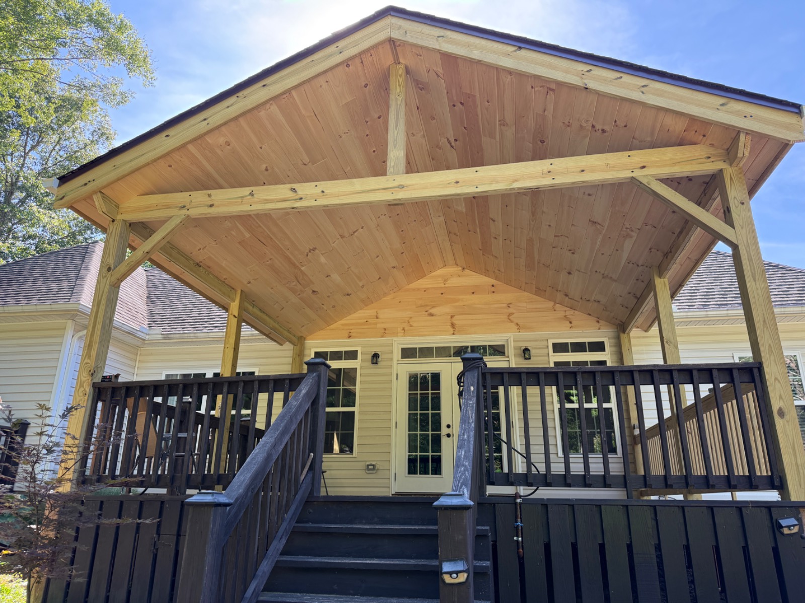 Custom Wood Roof with Cedar Ceiling